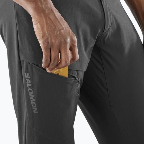 Pantaloni de trekking pentru bărbați Salomon Wayfarer deep black