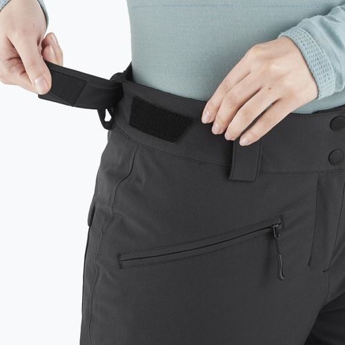 Pantaloni de schi pentru femei Salomon Edge deep black
