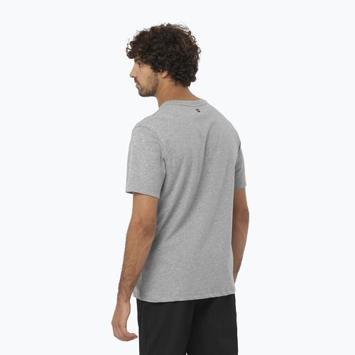 Tricou pentru bărbați  Salomon Logo Performance heather grey