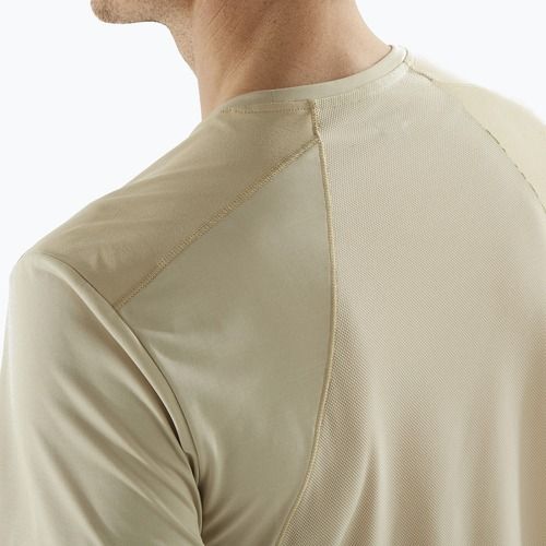 Tricou de trekking pentru bărbați Salomon Outline white pepper