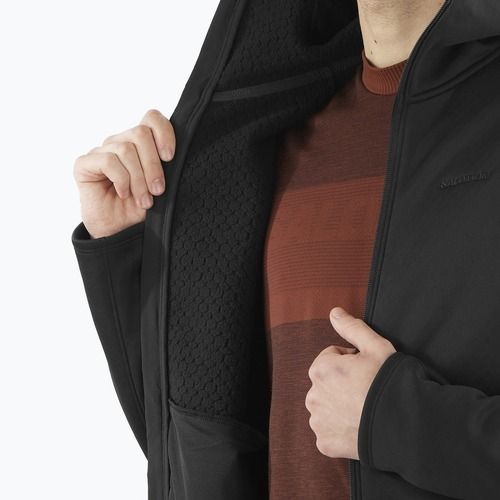 Bluză de trekking pentru bărbați Salomon Essential Midwarm Hd deep black