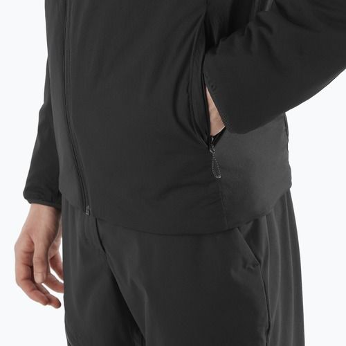 Geacă hibrid pentru bărbați Salomon Mountain Flex deep black