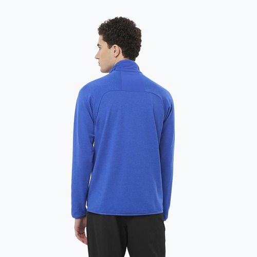 Bluză de trekking pentru bărbați Salomon Essential Lightwarm FZ surf the web