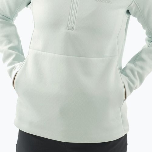 Bluză de trekking pentru femei Salomon Essential Midwarm HZ misty blue