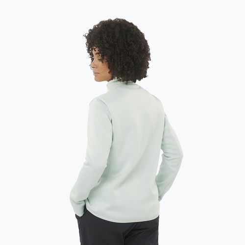 Bluză de trekking pentru femei Salomon Essential Midwarm HZ misty blue