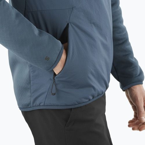 Bluză de trekking pentru bărbați Salomon Outline Hyb Warm midnight
