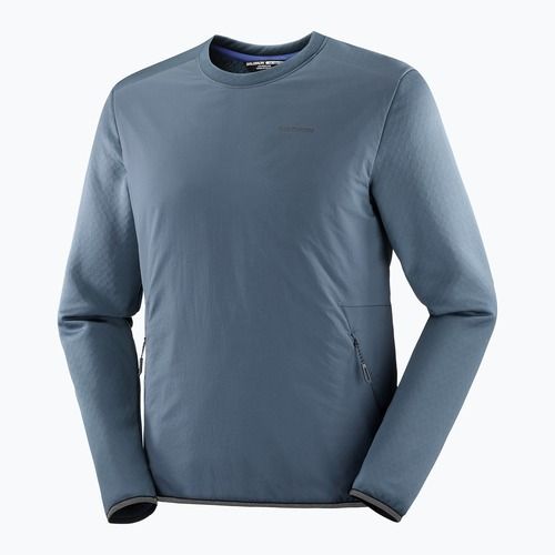 Bluză de trekking pentru bărbați Salomon Outline Hyb Warm midnight
