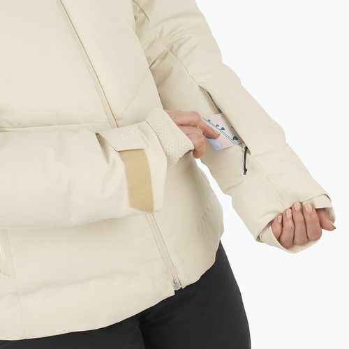 Geacă de puf pentru femei Salomon Alpenflow Down turtledove