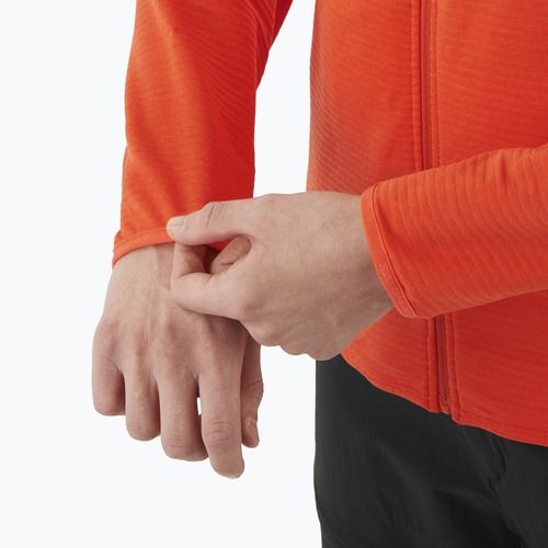 Bluză de trekking pentru bărbați Salomon Essential Lightwarm FZ cherry tomato