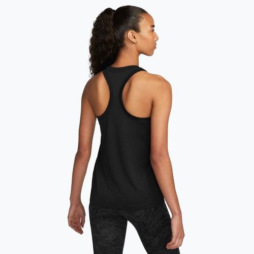 Tank top de antrenament pentru femei Nike Dri-Fit Racerback Tank Top black