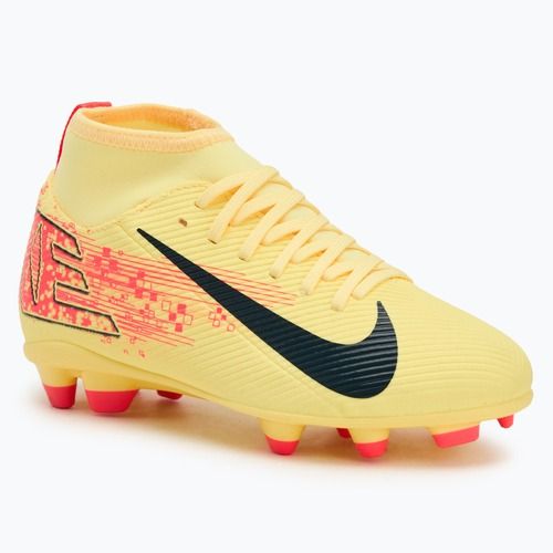 Încălțăminte de fotbal pentru copii Nike Superfly 10 Club Kylian Mbappe FG/MG light laser orange/armory navy
