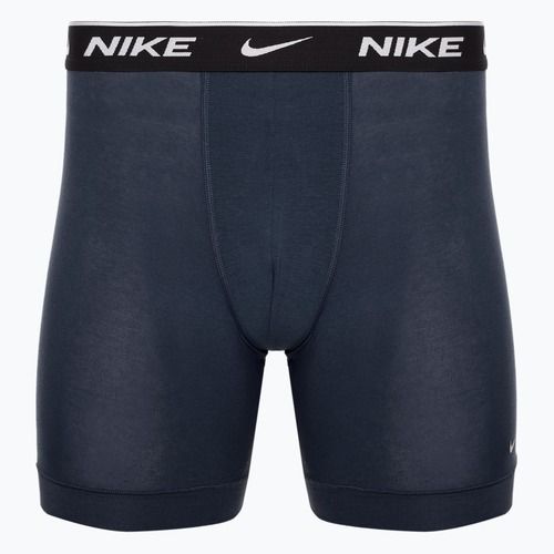 Boxeri pentru bărbați Nike Everyday Cotton Stretch 3 pary obsidian/game royal/black