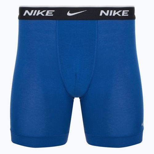 Boxeri pentru bărbați Nike Everyday Cotton Stretch 3 pary obsidian/game royal/black