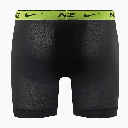 Boxeri pentru bărbați Nike Everyday Cotton Stretch 3 pary cyber black/heather grey/dark pony