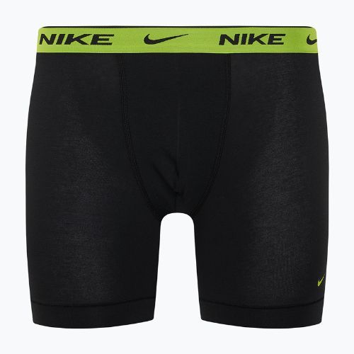 Boxeri pentru bărbați Nike Everyday Cotton Stretch 3 pary cyber black/heather grey/dark pony