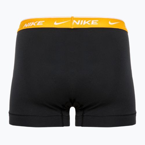Boxeri pentru bărbați Nike Everyday Cotton Stretch Trunk 3 perechi  black/gold/hyper crimson
