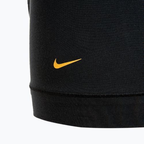Boxeri pentru bărbați Nike Everyday Cotton Stretch Trunk 3 perechi  black/gold/hyper crimson