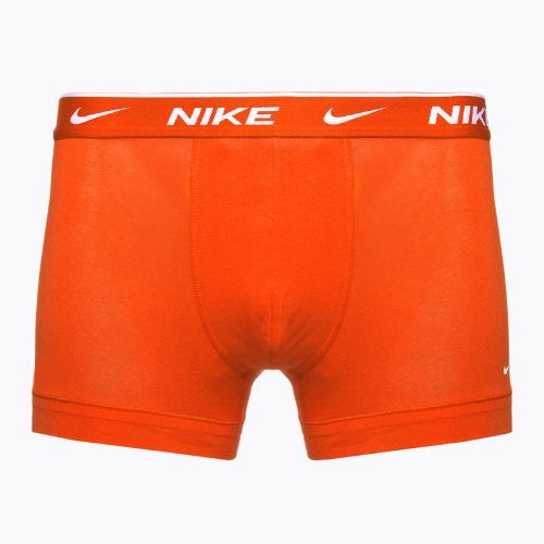 Boxeri pentru bărbați Nike Everyday Cotton Stretch Trunk 3 perechi team orange/uni red/black