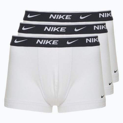 Boxeri pentru bărbați Nike Everyday Cotton Stretch Trunk 3 perechi  white