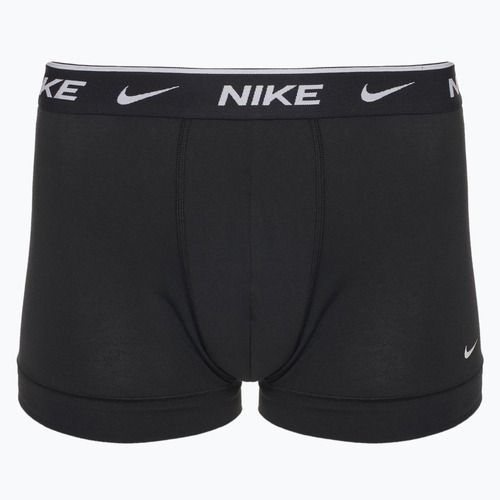 Boxeri pentru bărbație Nike Everyday Cotton Stretch Trunk 3 perechi  white/grey heather/black