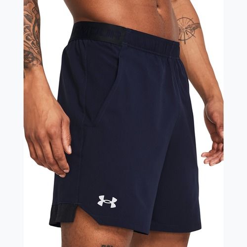 Pantaloni scurți de antrenament pentru bărbați Under Armour UA Vanish Woven 6in midnight navy/mod gray