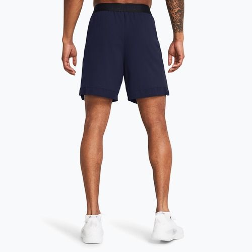 Pantaloni scurți de antrenament pentru bărbați Under Armour UA Vanish Woven 6in midnight navy/mod gray