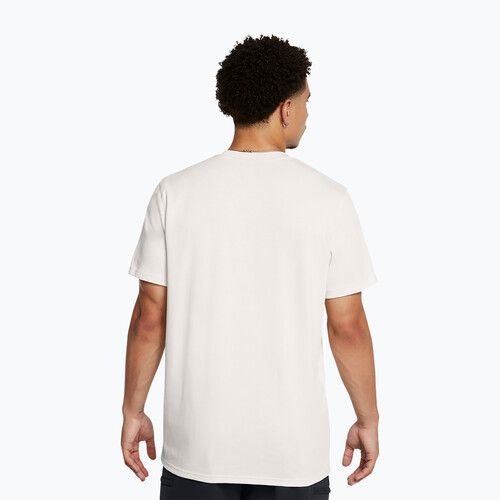 Tricou Under Armour Curry Hvyweight pentru bărbați Trend alb argilă/negru