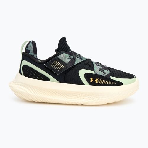 Încălțăminte de baschet Under Armour Flow Futr X 4 Camo black/retro green/metallic gold