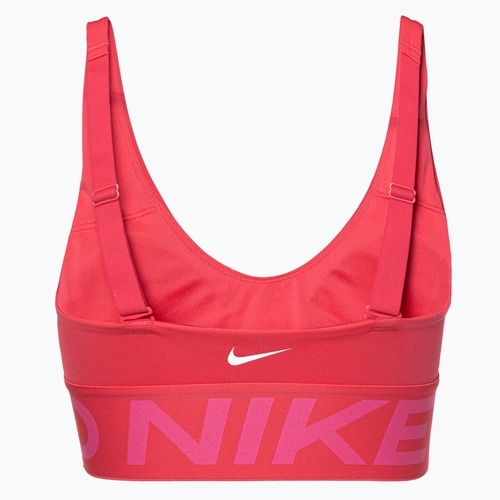 Sutien de antrenament Nike Pro Indy Plunge aster pink/pink sicle/white