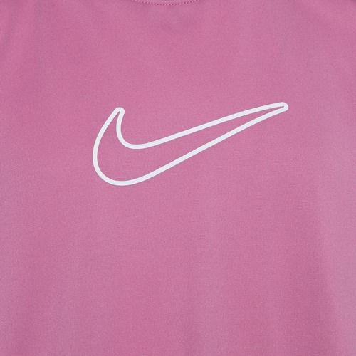 Tricou pentru copii Nike One Dri-Fit magic flamingo/white