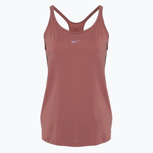 Tank top de antrenament pentru femei Nike One Classic Dri-Fit Strappy canyon pink/black