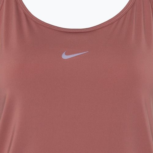 Tank top de antrenament pentru femei Nike One Classic Dri-Fit Strappy canyon pink/black