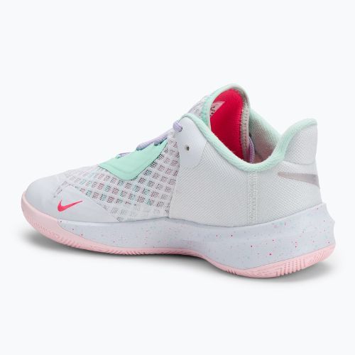 Pantofi de volei Nike Zoom Hyperspeed Court SE alb/spumă mentă/gri/cenușă violet/spumă roz
