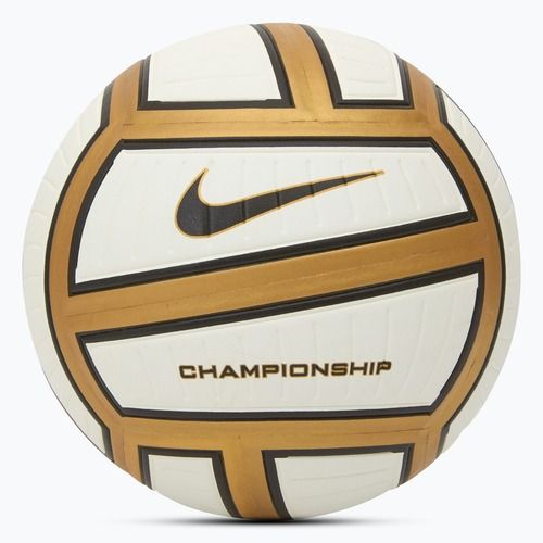 Minge de volei Nike Championship Volleyball metallic gold/white/metallic gold/black mărimea 5