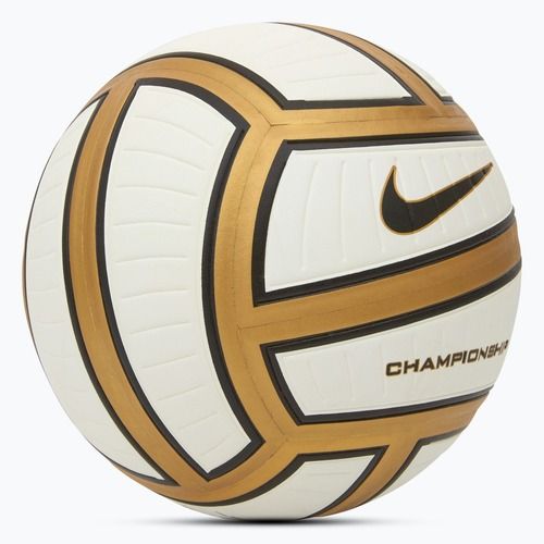 Minge de volei Nike Championship Volleyball metallic gold/white/metallic gold/black mărimea 5