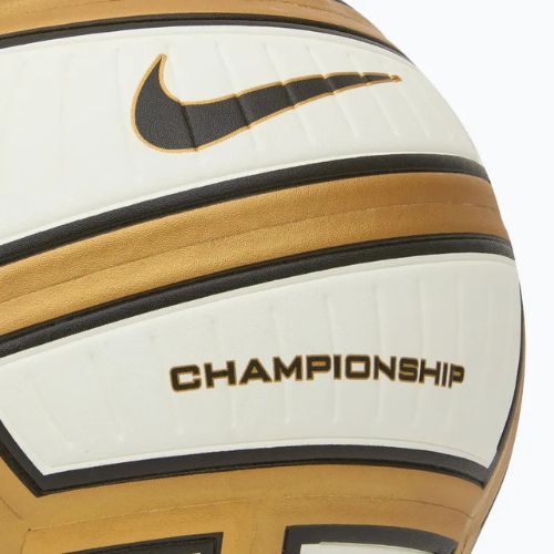Minge de volei Nike Championship Volleyball metallic gold/white/metallic gold/black mărimea 5