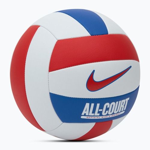 Minge de voleiNike All Court Volleyball white/university red/game royal/university red mărimea 5
