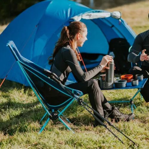 Scaun turistic pliabil KADVA Sego Mid ultraușor albastru