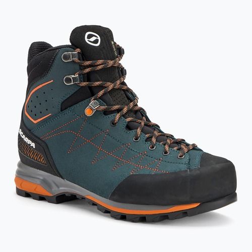 Încălțăminte de trekking pentru bărbați SCARPA Zodiac TRK GTX petrol/rust orange