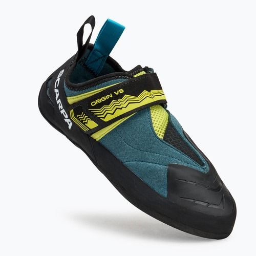 Încălțăminte de cățărare SCARPA Origin VS petrol/lime
