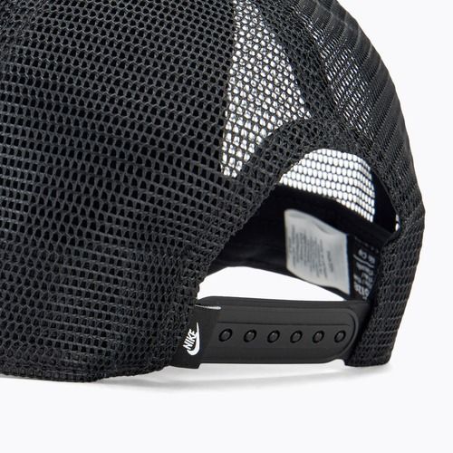 Șapcă pentru copii Nike Rise Structured Trucker black / black / white
