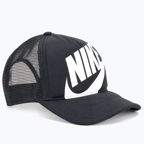Șapcă pentru copii Nike Rise Structured Trucker black / black / white
