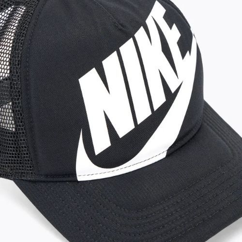 Șapcă pentru copii Nike Rise Structured Trucker black / black / white