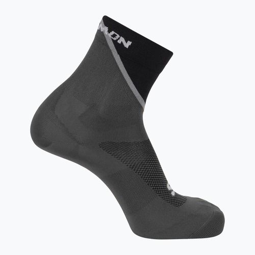 Șosete de alergare Salomon Pulse Ankle black/ monument/ magnet