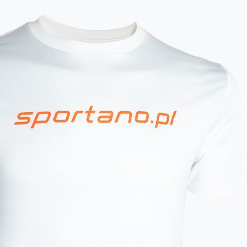 Tricou de alergare pentru bărbați SPORTANO Active Men biały