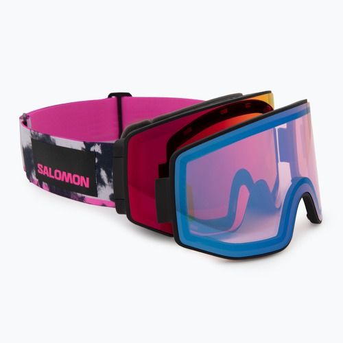 Ochelari de schi Salomon Sentry Prime Sigma black echo/poppy red/light blue