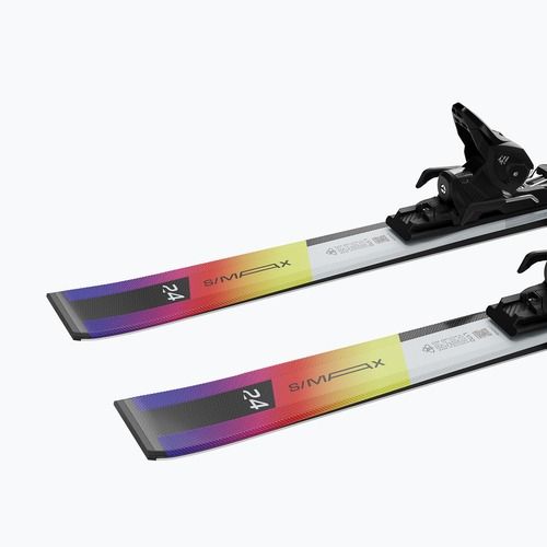 Schiuri de coborâre Salomon S/Max Endurance + legături M10 GW white/safety yellow/black