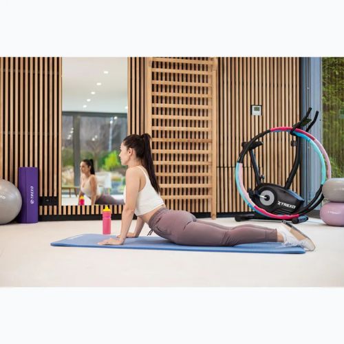 Covoraș pentru antrenament XTREXO NBR 15 mm  cu centură albastră