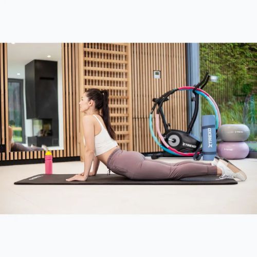 Covoraș pentru antrenament XTREXO NBR 15 mm cu centură neagră