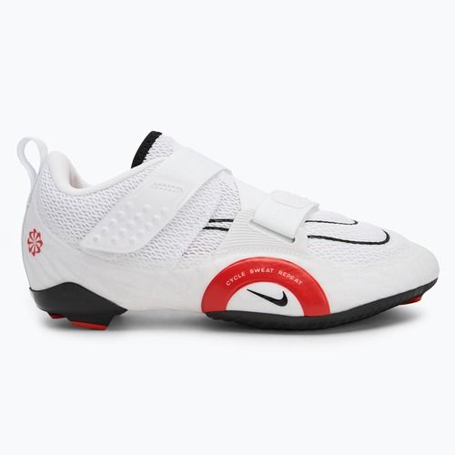 Pantofi de spinning Nike Superrep Cycle 2 alb/roșu picant